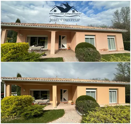 Chantier réalisé par M JEAN COUVREUR en Haute-Garonne