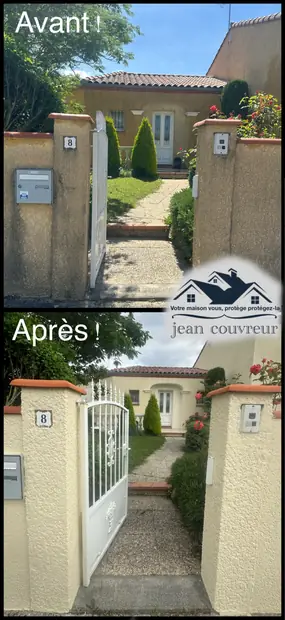 Chantier réalisé par M JEAN COUVREUR en Haute-Garonne