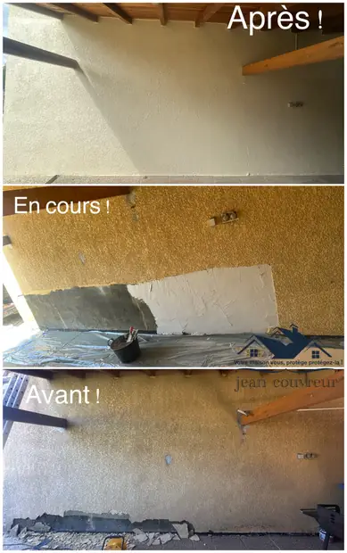 Chantier réalisé par M JEAN COUVREUR en Haute-Garonne