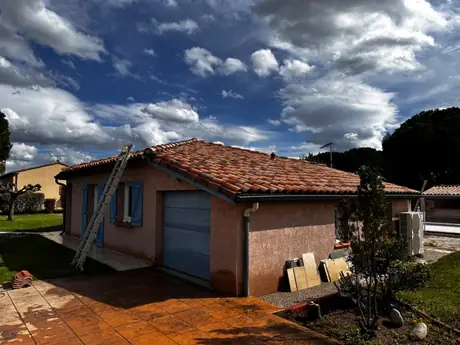Chantier réalisé par M JEAN COUVREUR en Haute-Garonne