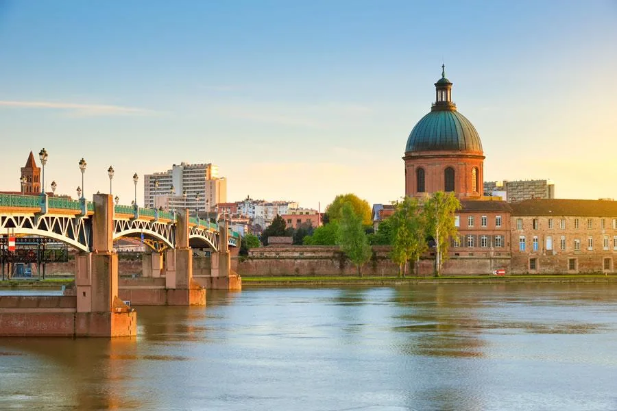 Toulouse et la Garonne — zone d'intervention de M JEAN COUVREUR